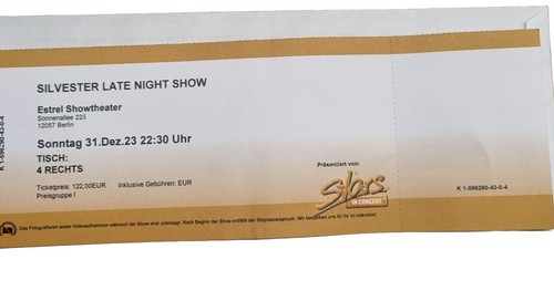 Silvester late night show - night,