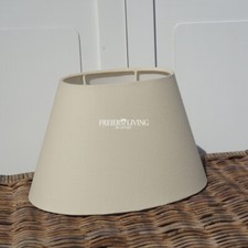 Lampenschirm creme oval - creme,