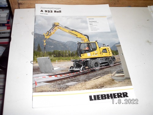 Liebherr zweiwegebagger 922 - zweiwegebagger, a