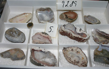 Lot mit  Achat    Mineralien  Raum Idar-Oberstein vom Juchem und Setz Nr 9289