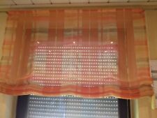 Gardinen Raffgadinen L ca. bis 170 x B 140 cm  Raffrollo Fenstergardine orange