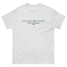 Lehman Brothers Head of Risk