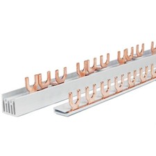 Hutschiene 1,3-Phasen Kammschiene Sammelschienen Phasenschienen 12 Module LS