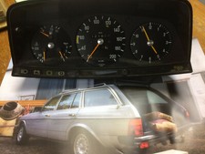 Mercedes Benz w 123 Turbo  300 TDT Kombiinstrument
