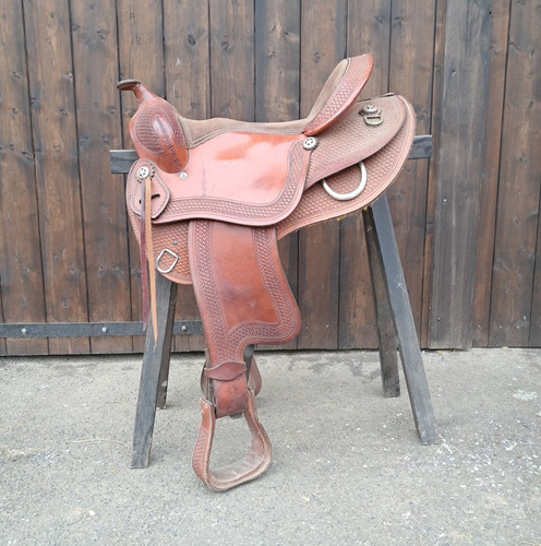 Westernsattel zoll braun - westernsattel,