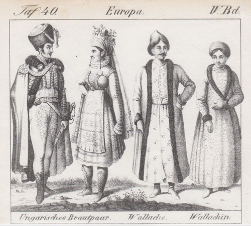 Ungarn tracht brautpaar - ungarn,
