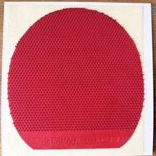 GEBRAUCHT Tibhar Grass D Tecs Long Pickel Tischtennis Belag 162 x 155 mm rot OX