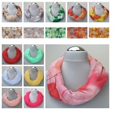 Damen Loop Schal 20% Seide