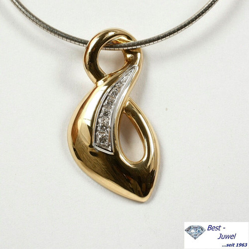 Großer anhänger 585 - großer, gold