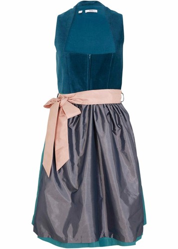 Tlg dirndl mit samt - 2-tlg,