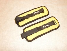 2 x 1,0 kg von ALEX Set Gewichtsmanschetten, Gewichte, Hand-Fussgewichte gut!/46