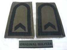 KLETT Aufschiebeschlaufen Heer Feldwebel schwarz/oliv Bw Dienstgradabzeichen