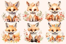 Bügelbild Bügelmotiv Fuchs