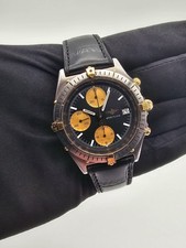 Breitling Chronomat 39mm Stahl/Gold matte black Dial
