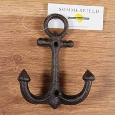 Garderobenhaken Anker Gusseisen Wandhaken Haken Kleiderhaken HG024B-B 