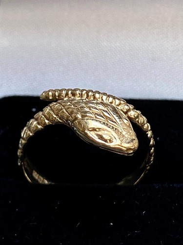 Vintage ring 375 gelbgold - vintage,