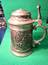 #294 - Zinnkrug mit Deckel -