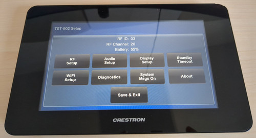 Crestron tst902 funk - crestron, |