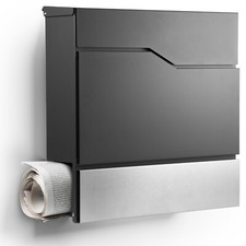 Briefkasten Anthrazit mit