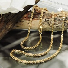 2 mm Königskette 333 echt Gold 60 cm 8 Karat Halskette unisex massiv gestempelt