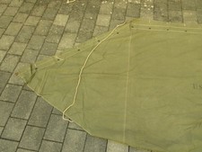 Original US Army Zeltplane Oliv OD WKII 1945 Tent Cover WWII 1. Modell Mint #IV