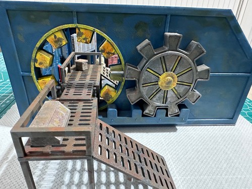 Fallout vault diorama - vault, room