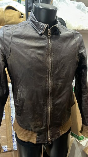 Canda jacke aus - echtem, leder