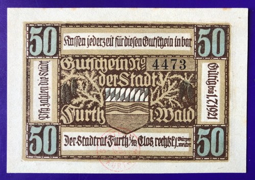 Furth wald pfennig - 50,