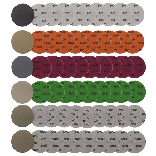 Schleifpapier 75mm klett 60 - schleifpapier, klett,