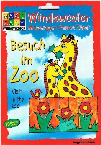 Windowcolor besuch zoo - besuch, im