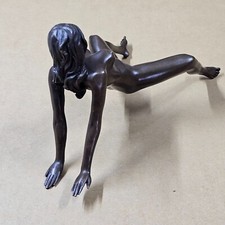 Super Bronze Frau Akt  Figur Erotica 20 cm 0,6 Kg Bronce Act