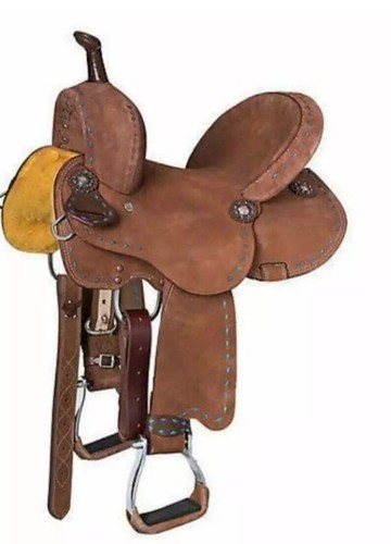 Leder western barrel - barrel, rough
