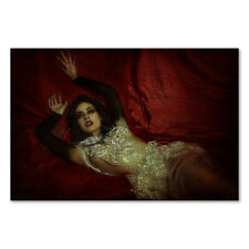 Postereck 2829 Poster Leinwand Frau Horror, Vampir Gothic Weiblich Dämon Dracula