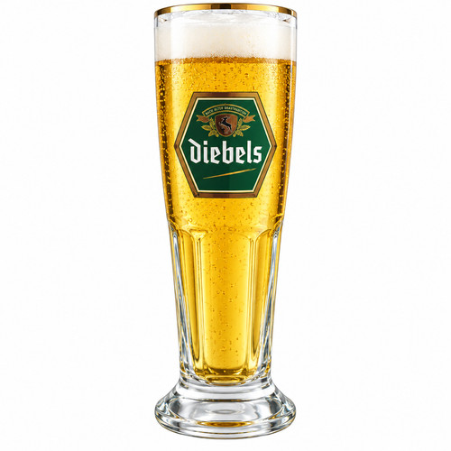 Diebels bierglas glas pils - diebels,