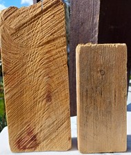 2   schön gemaserte,  kleine