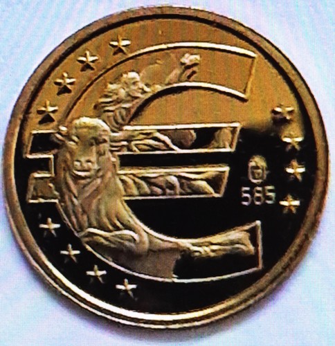 Goldmünze jahre euro 585 - jahre,