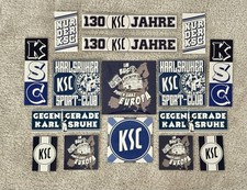 KSC Sticker / Aufkleber Mix - 16 Stück Fanszene Karlsruher SC