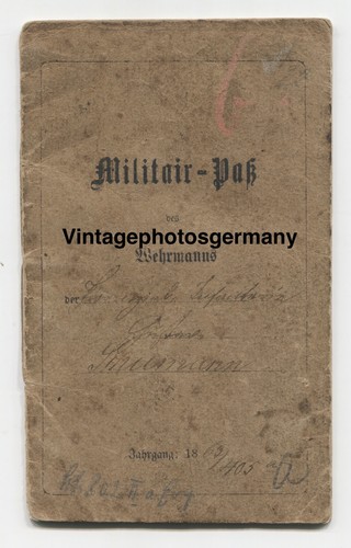 Z6363 militärpaß 1866 - z6363,