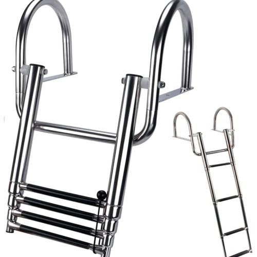 Badeleiter stufen klappbar - 4,