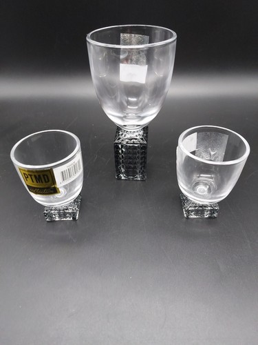 3er set kerzenhalter glas - 3er,