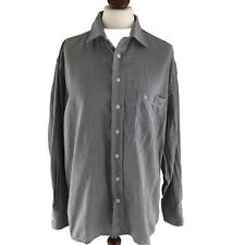 Sachs Hemd Herrenhemd XL Basic Line Schwarz Weiß Kariert 43 Brusttasche