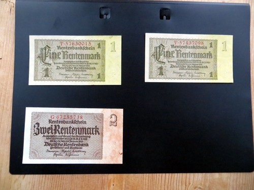 3-Rentenbankscheine 2x1