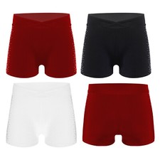 Kinder Mädchen Shorts Schlittschuhlaufen Hosen Fahrrad Unten V-Front Leistung