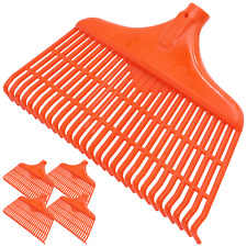 5x Laubbesen 40cm Gartenrechen Laubrechen Gartenbesen Laubharke Rechen - 5 Stück