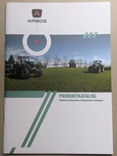 ARBOS Traktoren Sämaschinen Düngerstreuer Tiefenlockerer Schlepper Prospekt