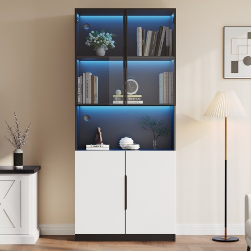 Glasvitrine mit