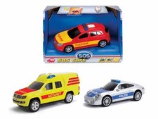 Dickie Polizeiauto,Feuerwehr,Krankenwagen mit Licht und Sound 14 cm Auto