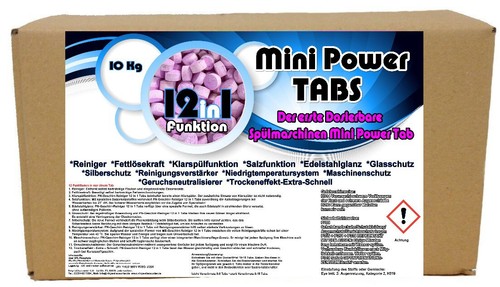 Spülmaschinentabs mini - kg,