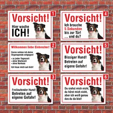 Vorsicht "Hier wache ich"