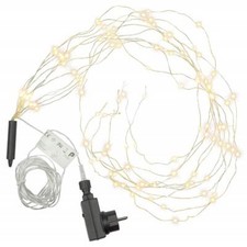 LED Lichterbündel Silberdraht